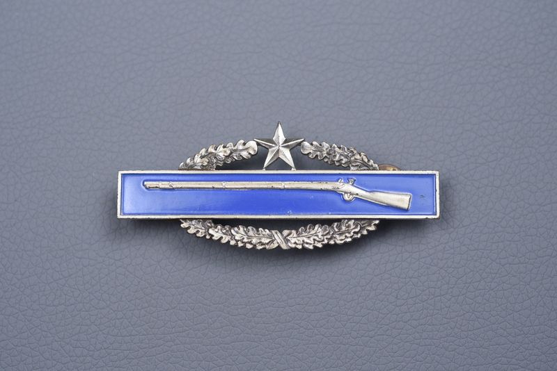 KOREAN WAR U.S. ARMY COMBAT INFANTRY BADGE – 2nd AWARD, MEYER, NY