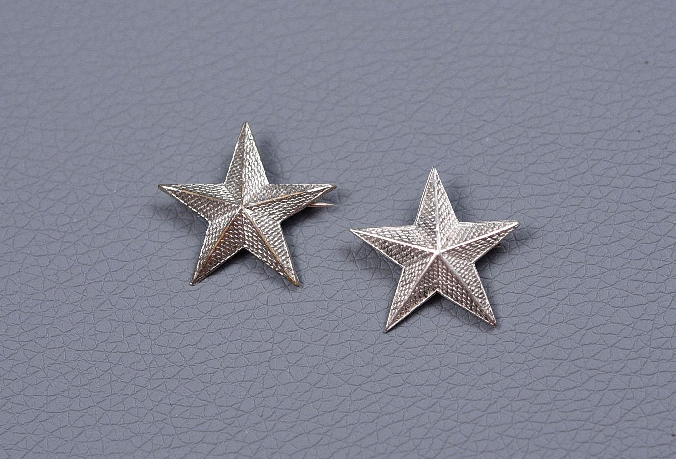 WWI U.S. BRIGADIER GENERAL'S FAUX EMBROIDERED STAR SET