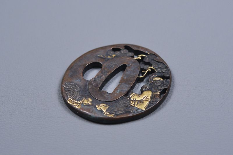 Japanese Samurai Sword Tsuba #1 – Replica
