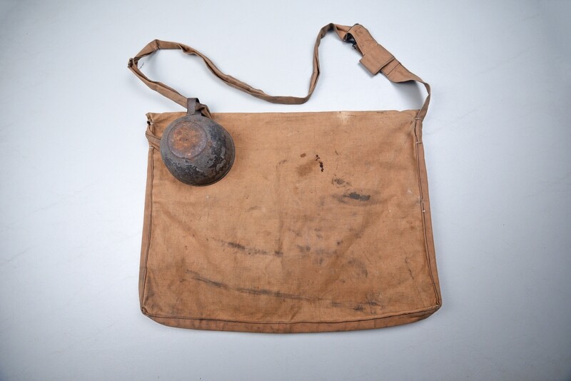 WWI FRENCH MODEL 1892 HAVERSACK w/DRINKING CUP