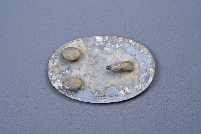 CIVIL WAR U.S. OVAL BELT BUCKLE BY GAYLORD - GROUND RECOVERED