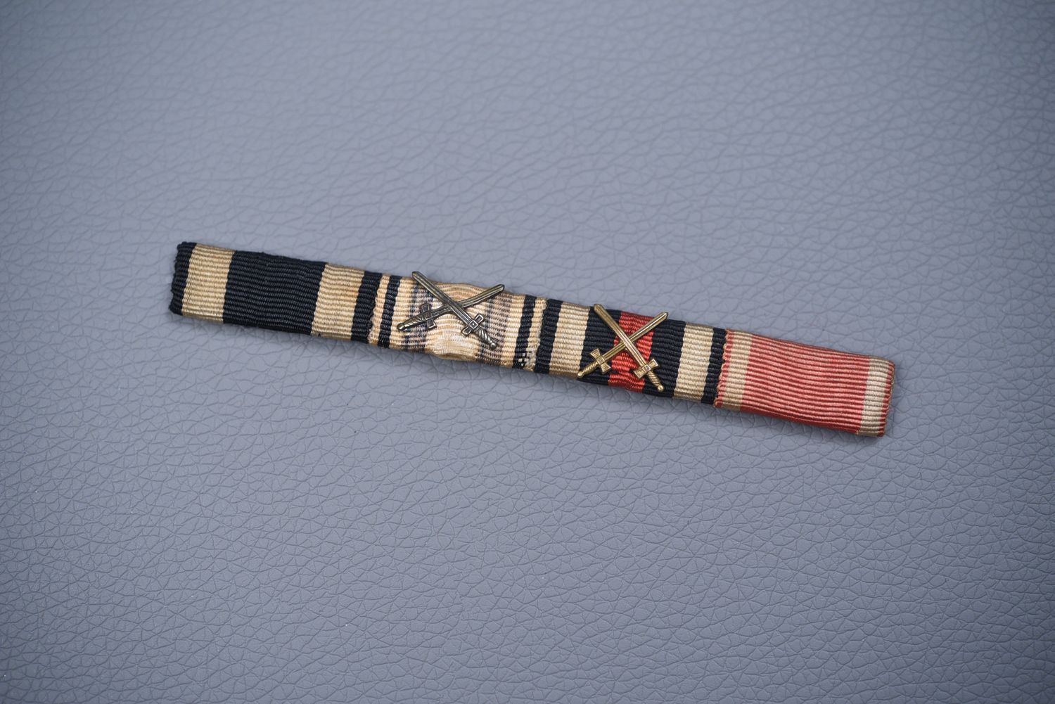 WWI GERMAN 1914 IRON CROSS 2nd CLASS 4-PLACE RIBBON BAR