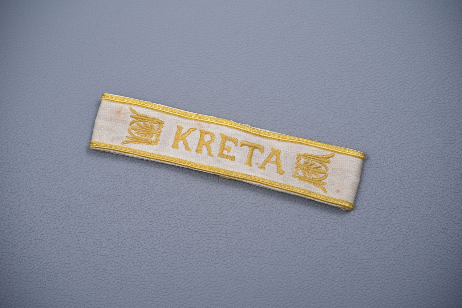 WWII GERMAN KRETA CUFF TITLE - UNIFORM REMOVED