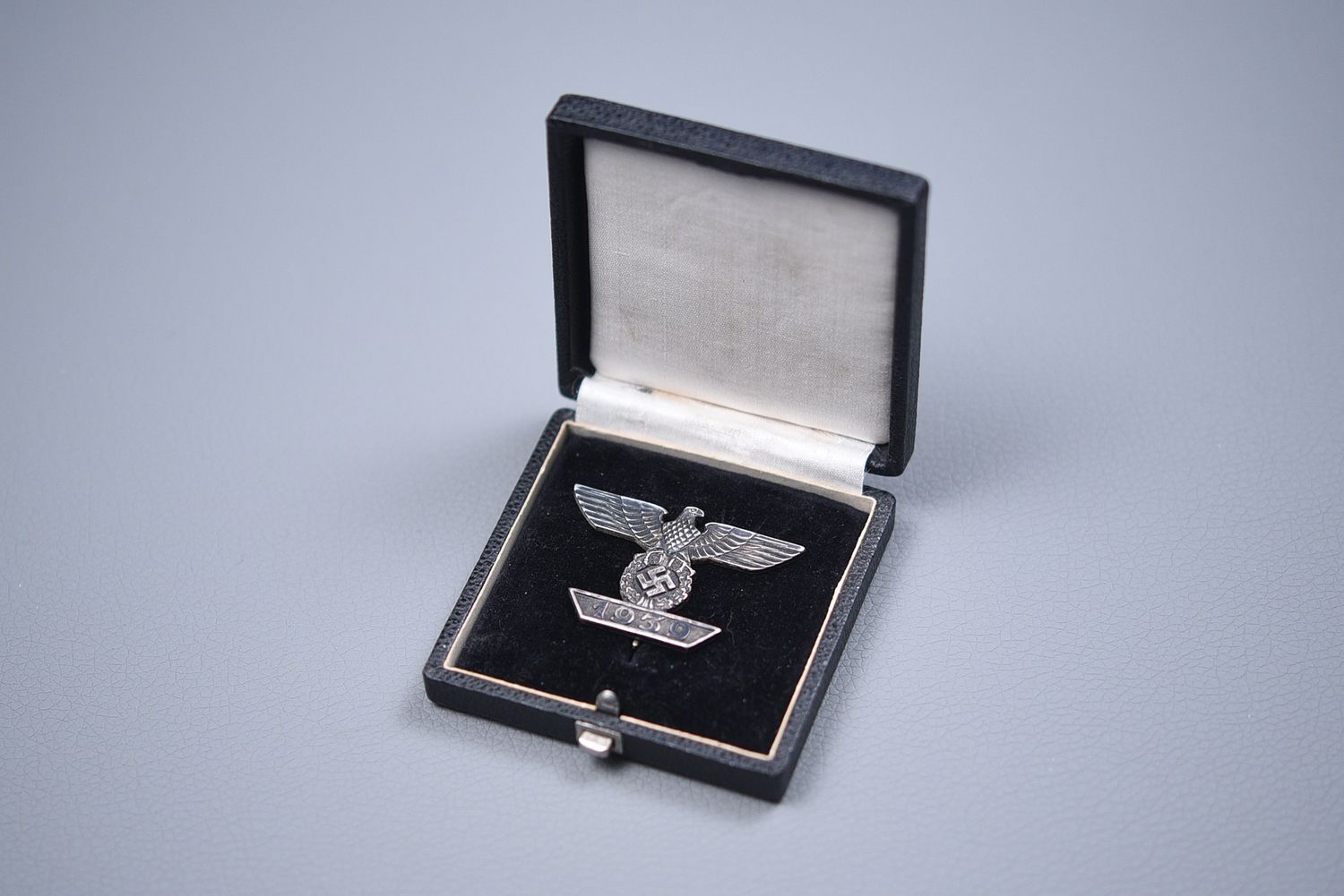 WWII GERMAN 1939 SPANGE TO 1914 IRON CROSS 1st CLASS BY SCHMIDTHÄUSSLER, PFORZHEIM - CASED