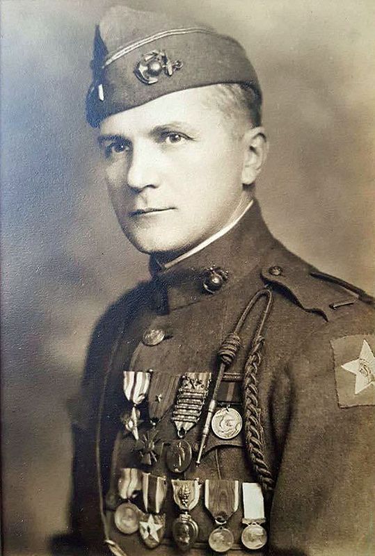 WWI U.S. VICTORY MEDAL w/BAR ‘FRANCE’/USMC DEVICE &amp; SILVER STAR IN BOX