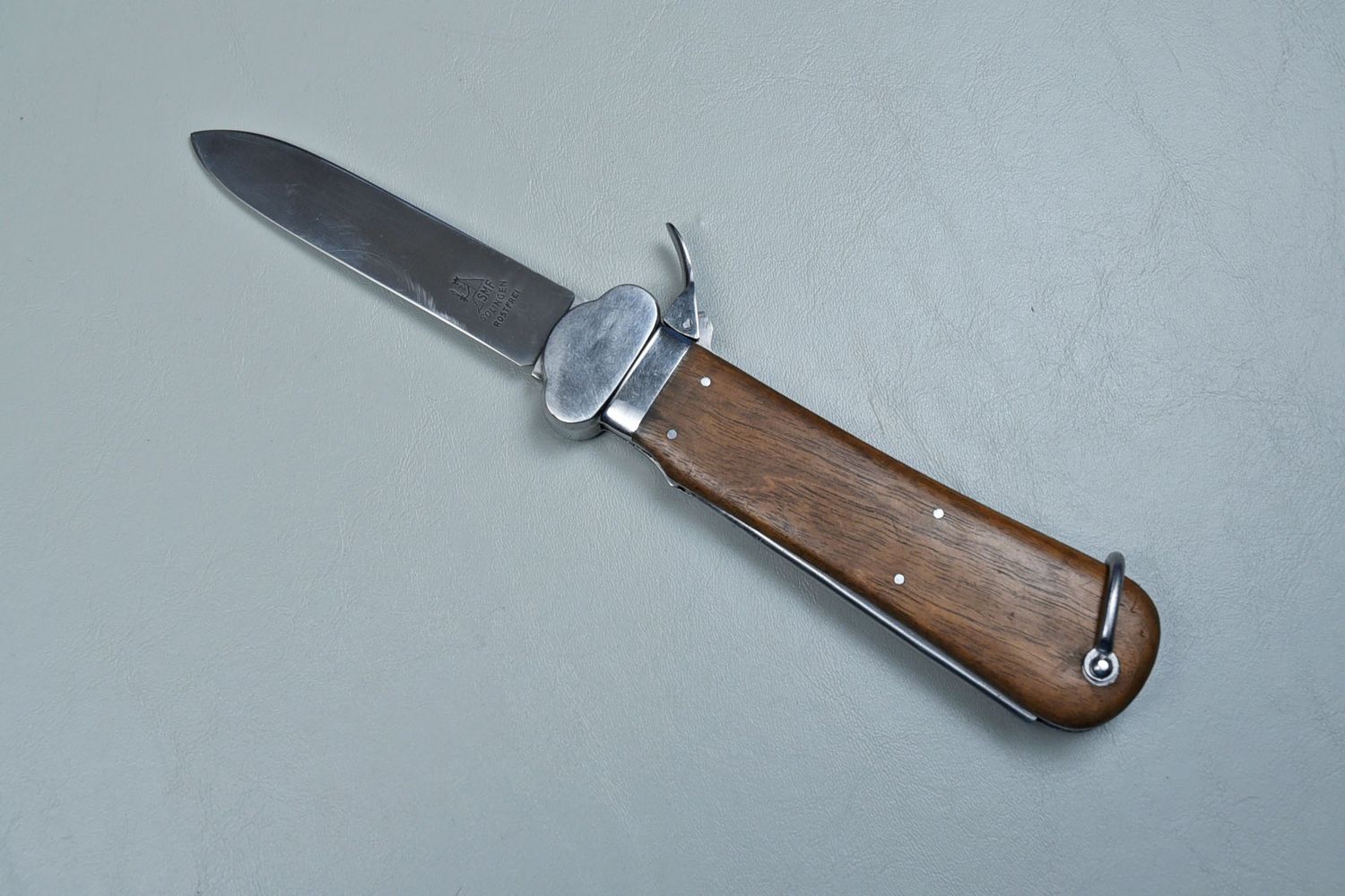 WWII GERMAN FALLSCHIRMJÄGER GRAVITY KNIFE BY SMF - EXCELLENT WWII GERMAN FALLSCHIRMJÄGER GRAVITY KNIFE BY SMF - EXCELLENT
