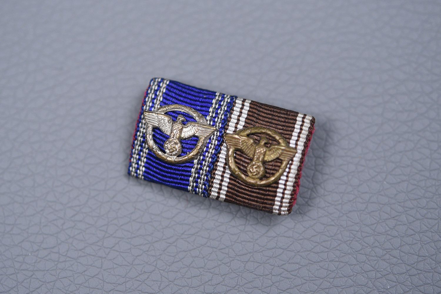 WWII GERMAN NSDAP 10 & 15 YEAR LONG SERVICE RIBBON WWII GERMAN NSDAP 10 & 15 YEAR LONG SERVICE RIBBON