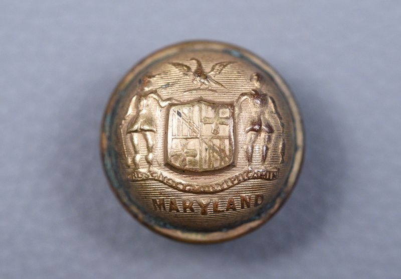 CIVIL WAR MARYLAND COAT BUTTON BY SUPERIOR QUALITY - NON-DUG