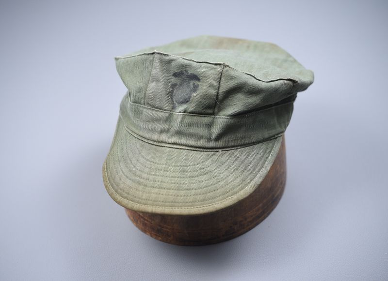 WWII/KOREAN WAR U.S. MARINE CORPS HBT UTILITY COVER