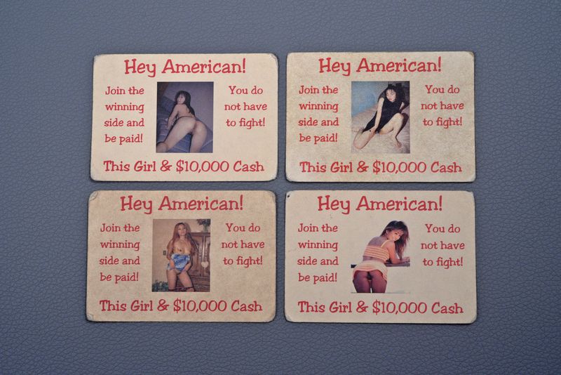 VIETNAM WAR NVA SURRENDER/DEFECTION CARDS - LOT OF 4