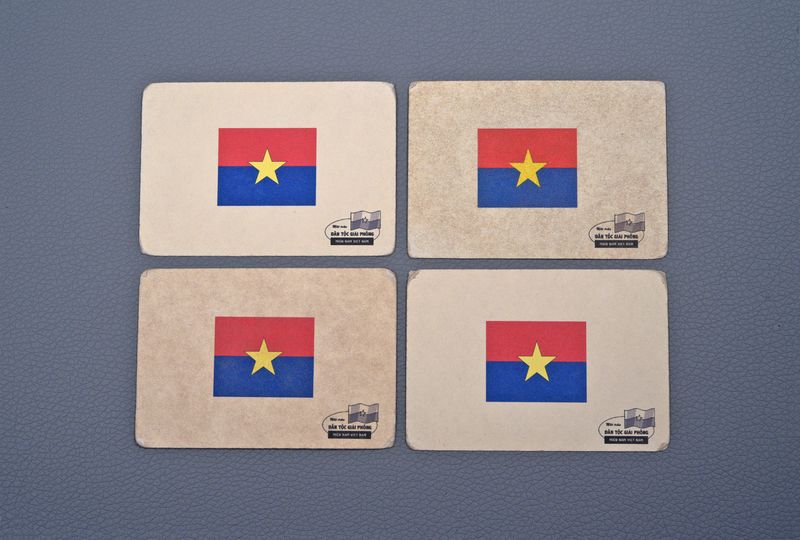 VIETNAM WAR NVA SURRENDER/DEFECTION CARDS - LOT OF 4