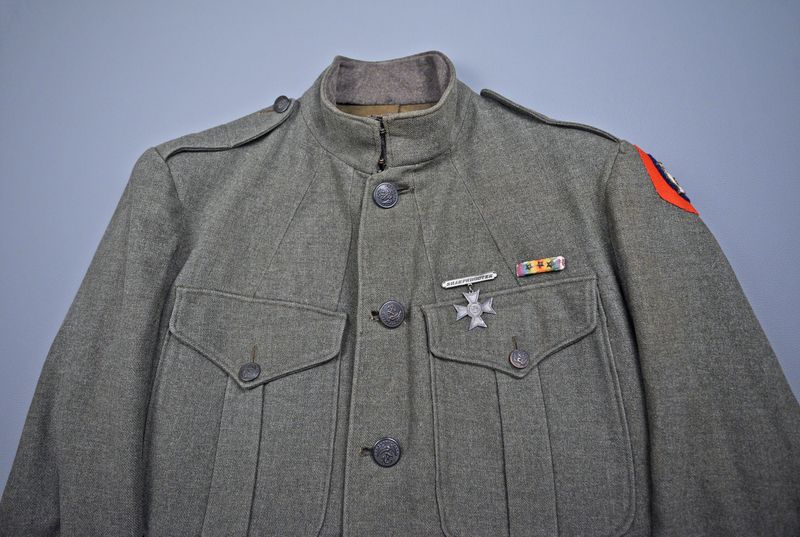 WWI U.S. MARINE CORPS FIRST AVIATION FORCE ENLISTED UNIFORM JACKET &amp; TROUSERS