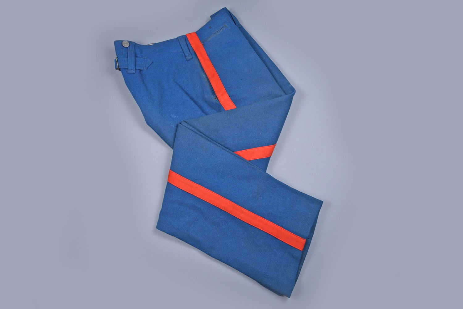 WWI U.S. MARINE CORPS 1899-1912 NCO DRESS BLUE TROUSERS WWI U.S. MARINE CORPS 1899-1912 NCO DRESS BLUE TROUSERS