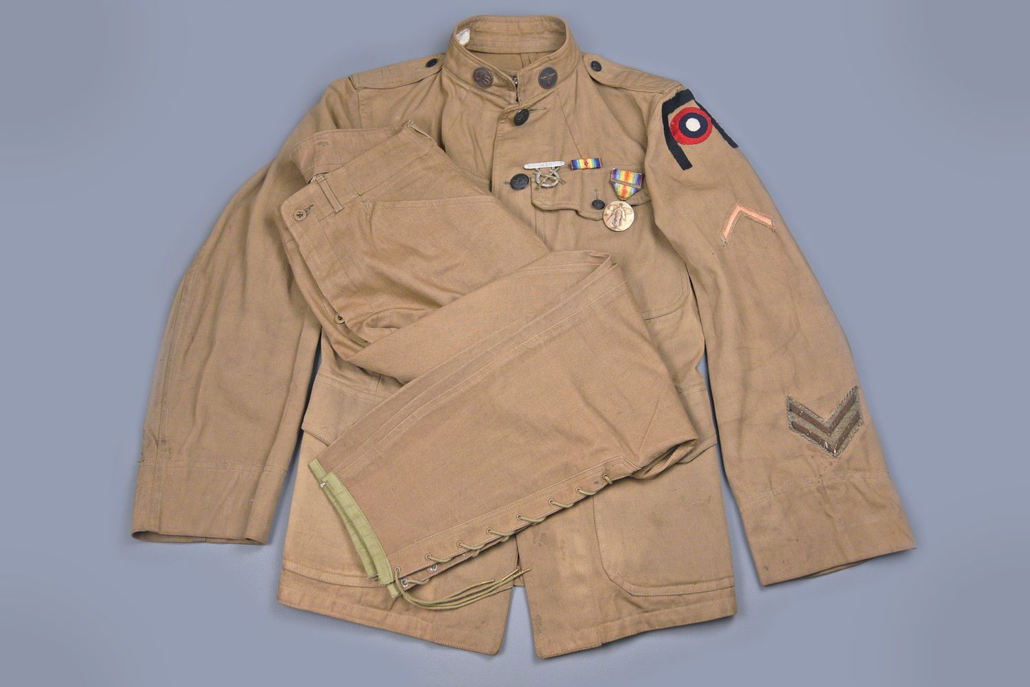 WWI U.S. ARMY AVIATION ENLISTED UNIFORM JACKET & TROUSERS WWI U.S. ARMY AVIATION ENLISTED UNIFORM JACKET & TROUSERS