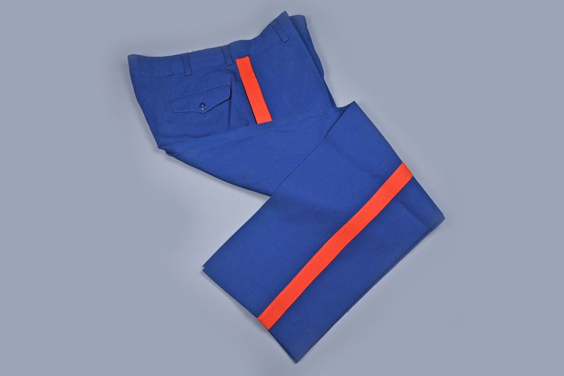 KOREAN WAR/VIETNAM U.S. MARINE CORPS NCO DRESS BLUES TROUSERS – NAMED