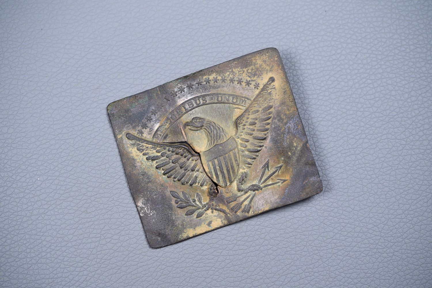 Pre-CIVIL WAR MILITIA EAGLE BUCKLE DUG IN RICHMOND, VA. Pre-CIVIL WAR MILITIA EAGLE BUCKLE DUG IN RICHMOND, VA.
