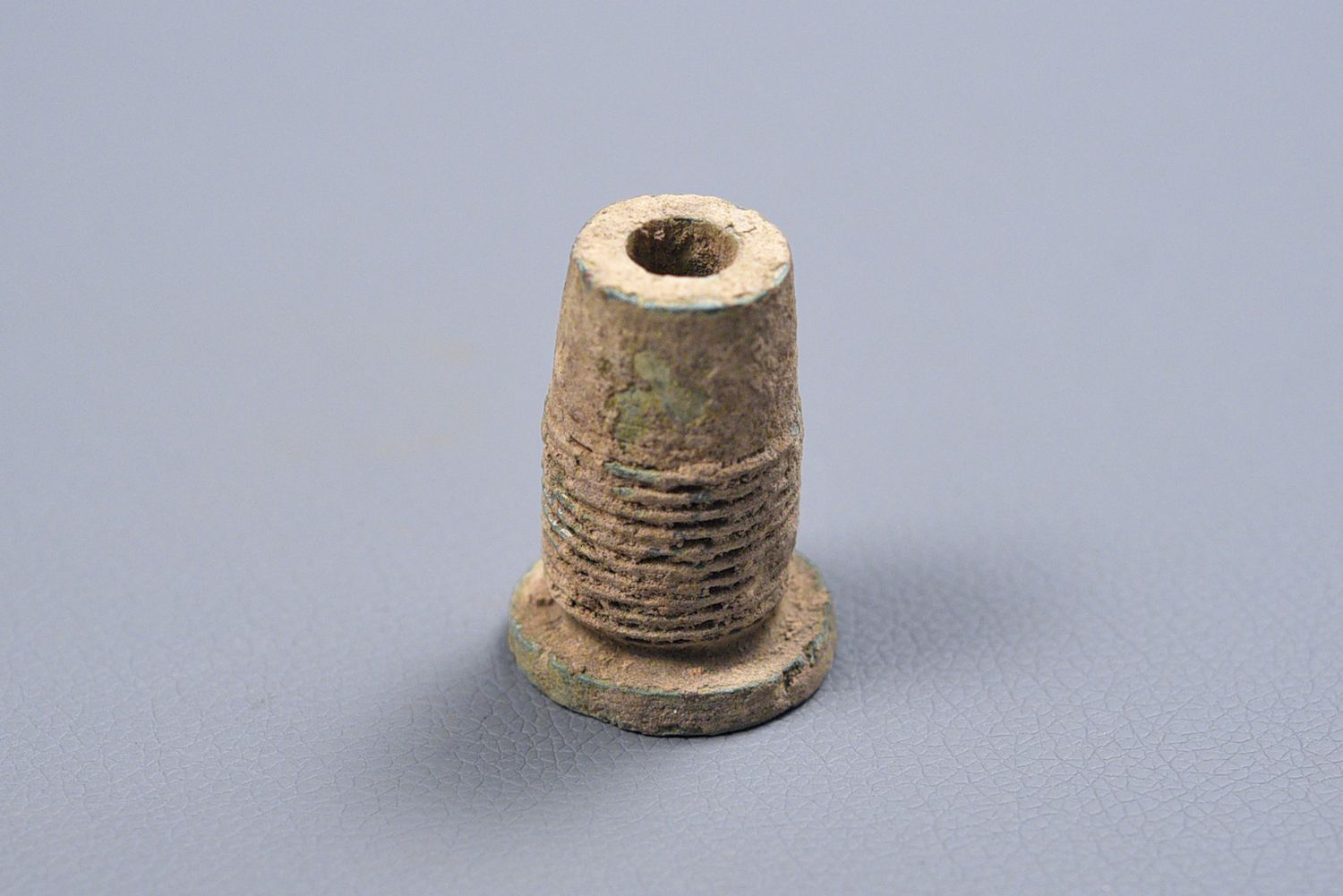 CIVIL WAR CONFEDERATE ARTILLERY COPPER FUSE ADAPTER - DUG CIVIL WAR CONFEDERATE ARTILLERY COPPER FUSE ADAPTER - DUG