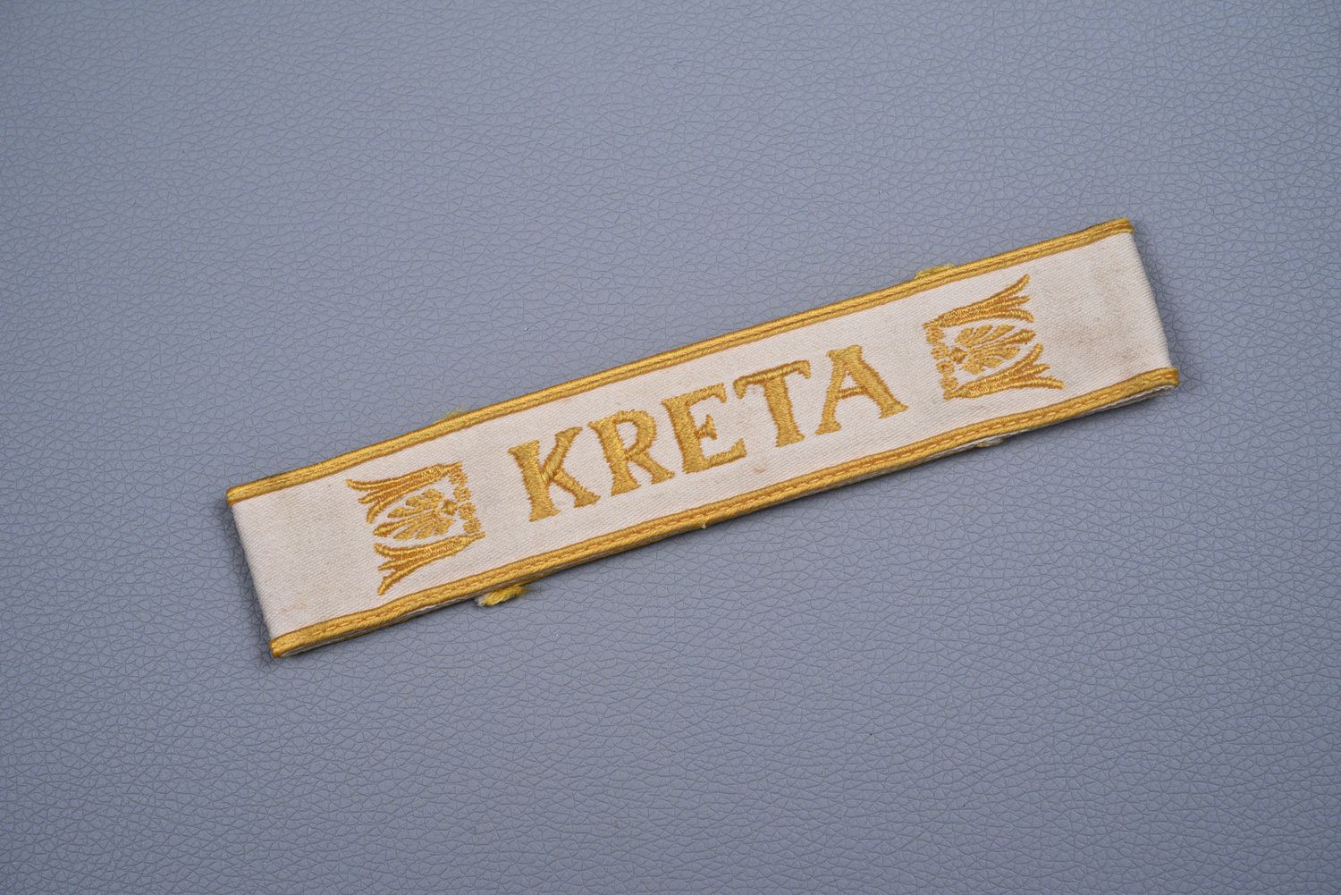 WWII GERMAN KRETA CUFF TITLE – NEAR MINT WWII GERMAN KRETA CUFF TITLE – NEAR MINT