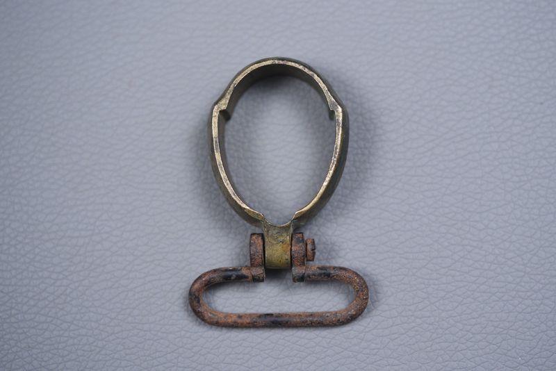 CIVIL WAR BRASS BARREL BAND w/SWIVEL