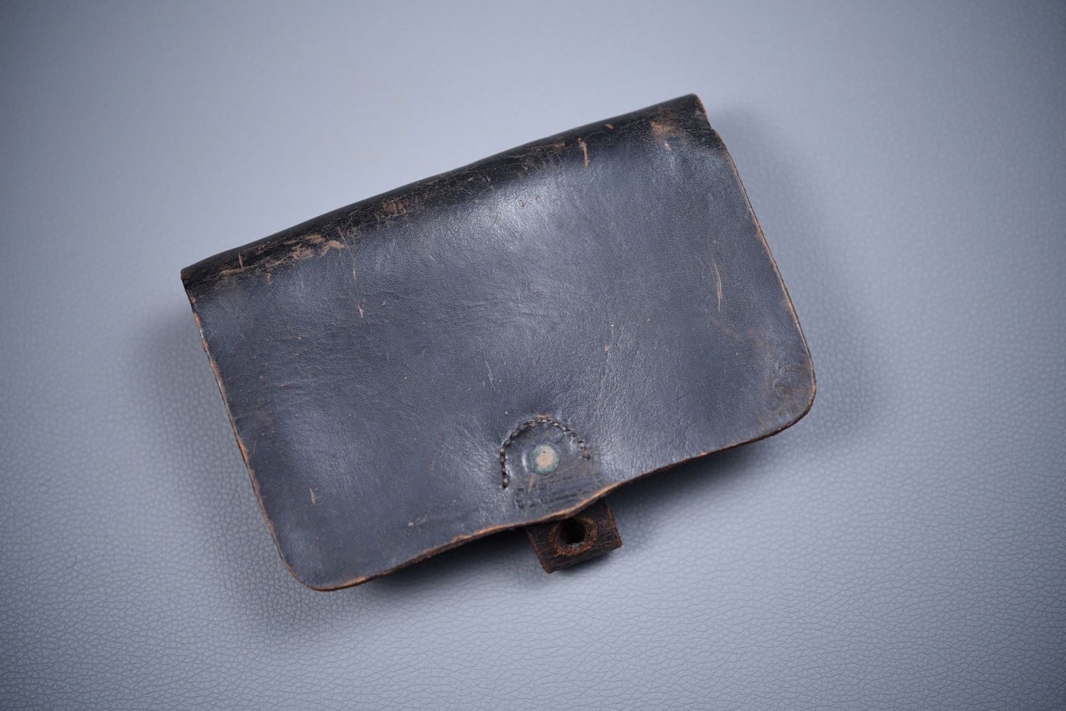 CIVIL WAR PISTOL CARTRIDGE BOX BY J. DAVY & CO. NEWARK NJ CIVIL WAR PISTOL CARTRIDGE BOX BY J. DAVY & CO. NEWARK NJ