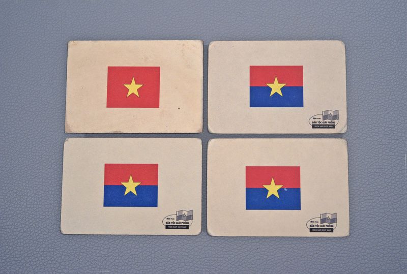 VIETNAM WAR DEFECTION CARDS - SET OF 4