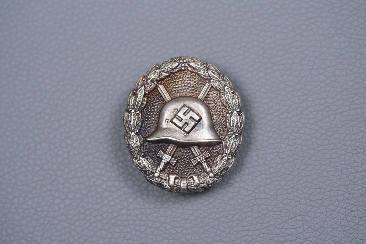 WWII GERMAN 1936 'SPANISH' WOUND BADGE IN SILVER WWII GERMAN 1936 'SPANISH' WOUND BADGE IN SILVER