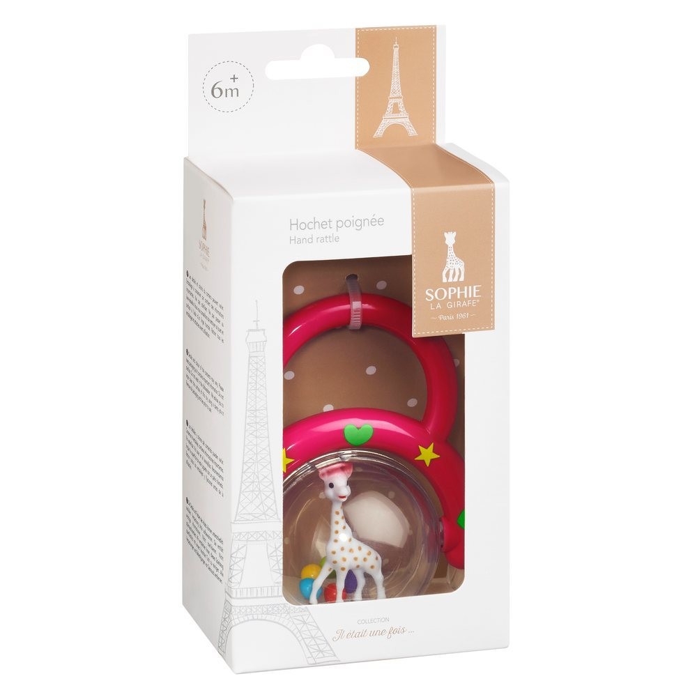 Sophie la girafe rattle with handle