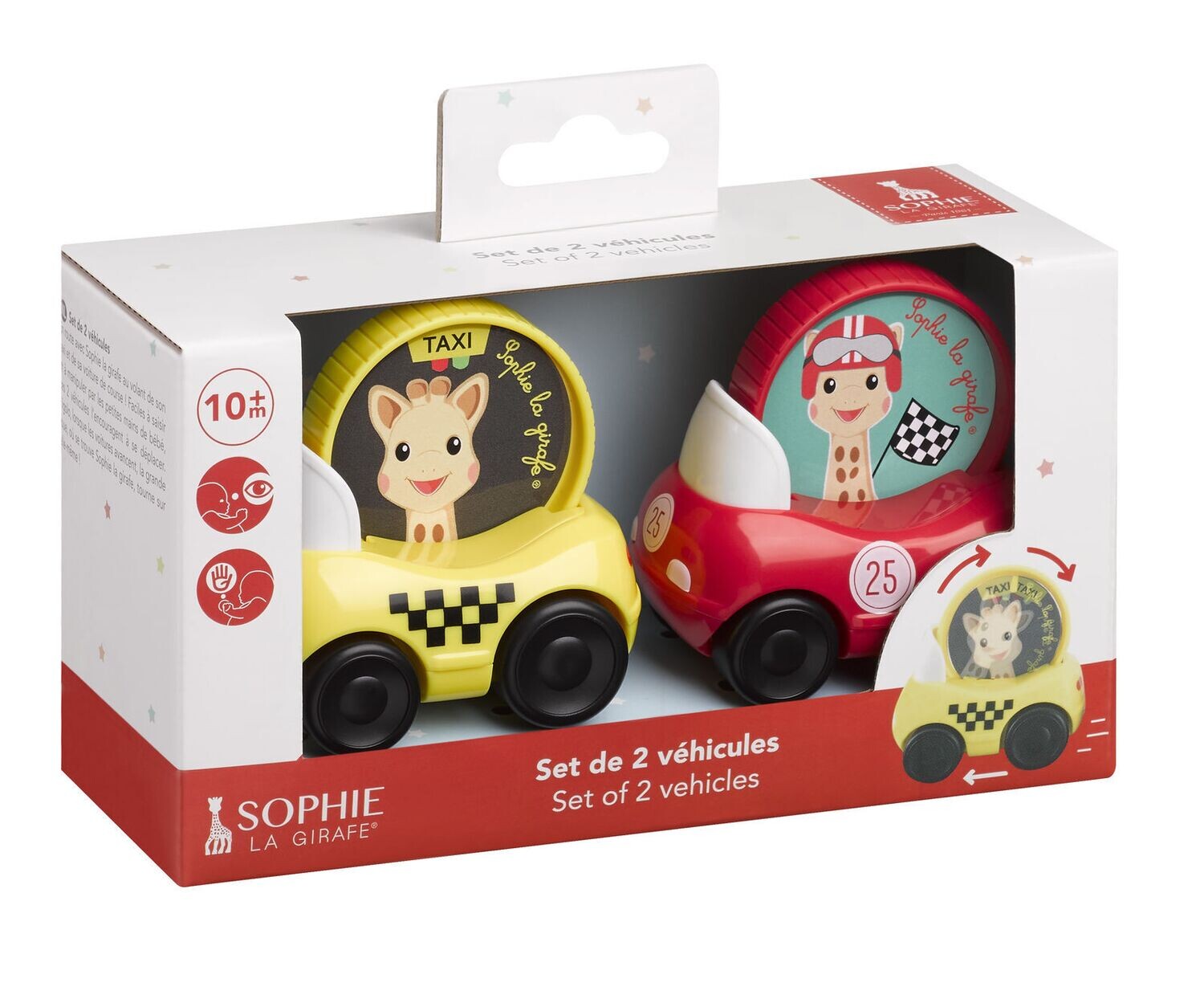 Sophie la girafe Set of 2 cars Sophie la girafe Set of 2 cars