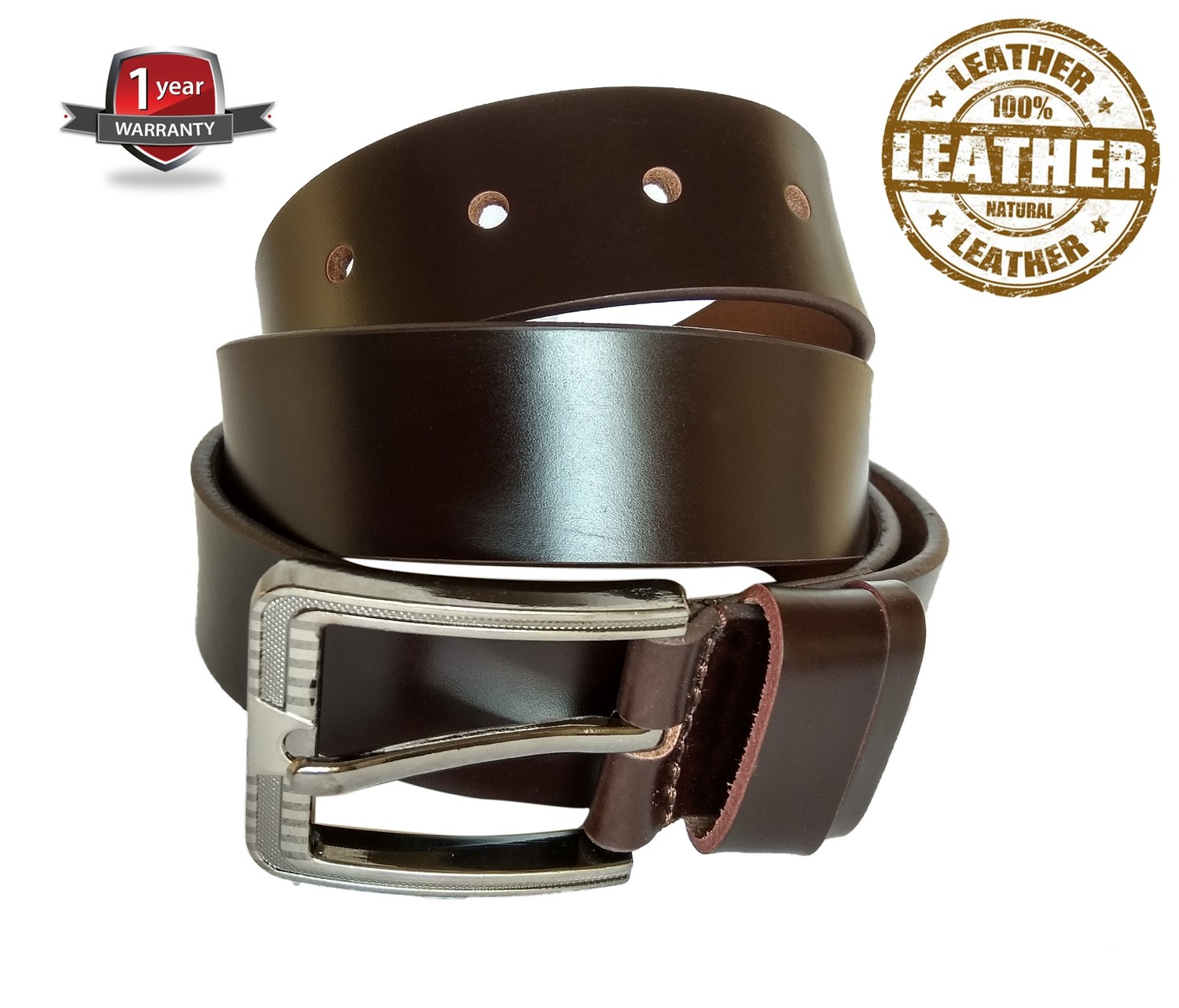 Red Eagle Style Men belt Brown / 100% Genuine Leather Belts