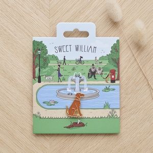 GOLD PLATED ENAMEL VIZSLA PIN