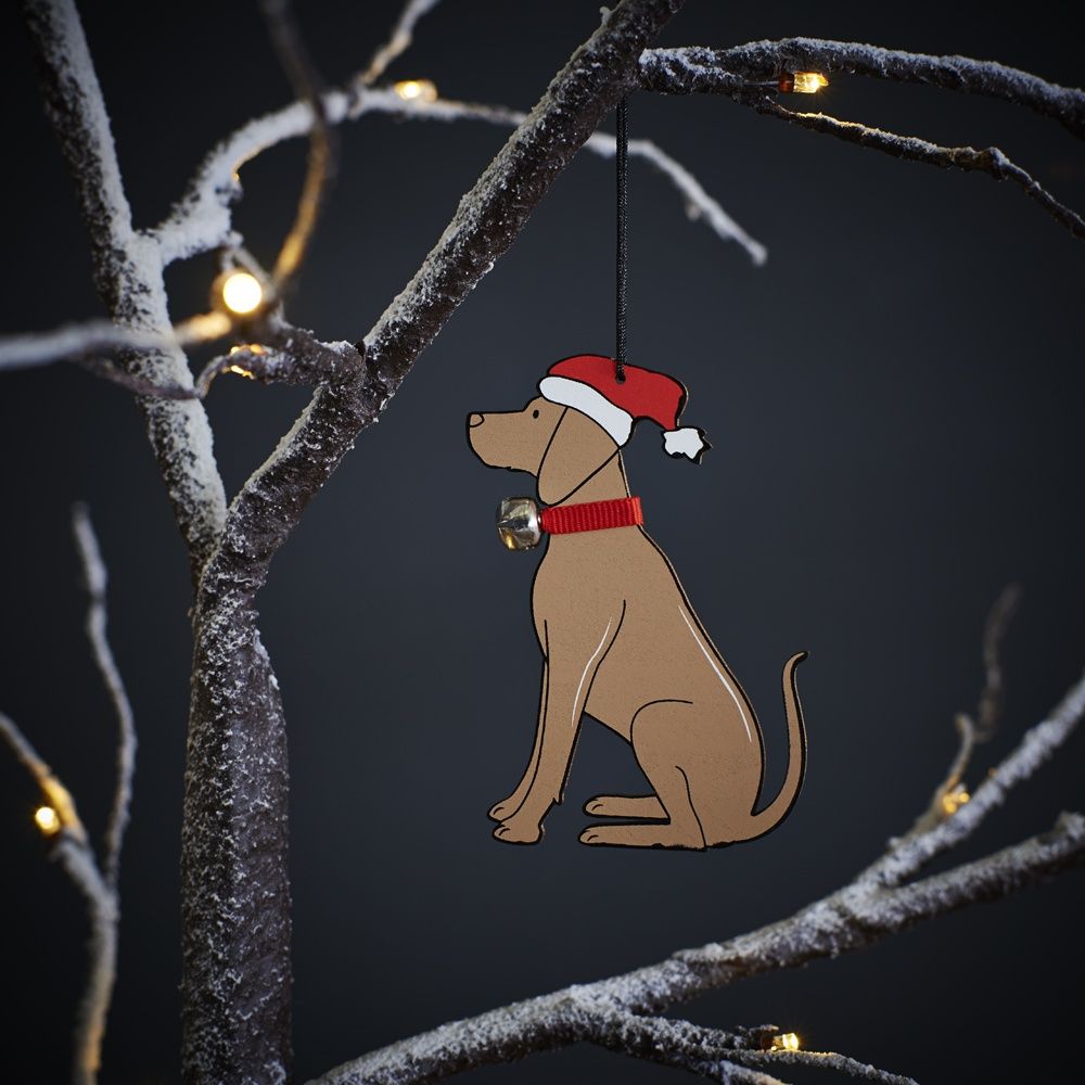 VIZSLA DOG CHRISTMAS TREE DECORATION