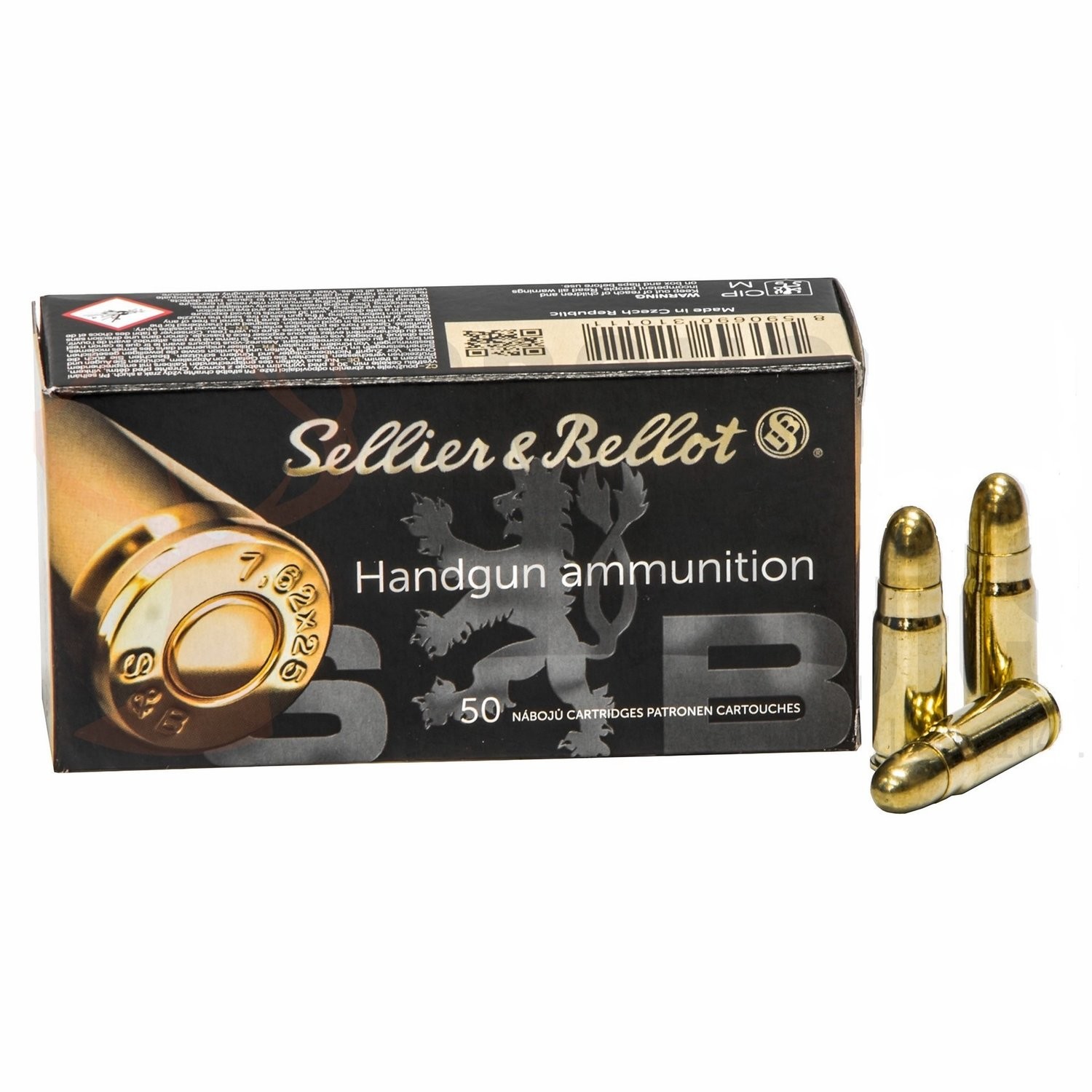 Sellier & Bellot -7,62X25 TOKAREV FMJ 85 GRS