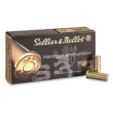Sellier & Bellot - 38 SPECIAL WADCUTTER 148 GRS