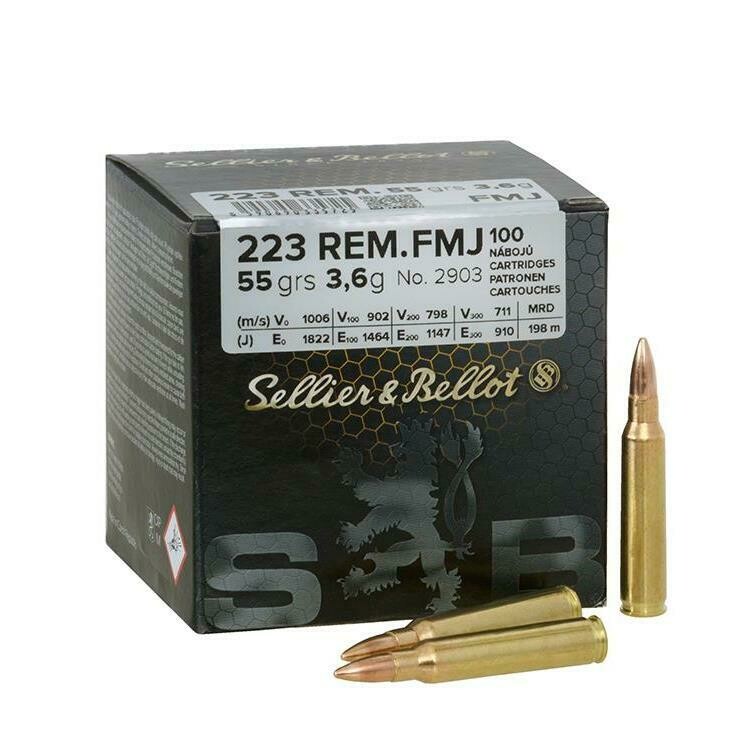 Sellier & Bellot - 223 Rem FMJ 55 GRS