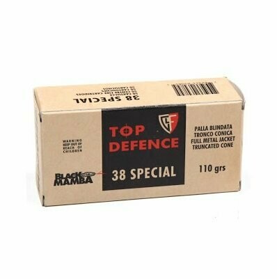 Fiocchi - 38 SPECIAL BLACK MAMBA 110 GRS
