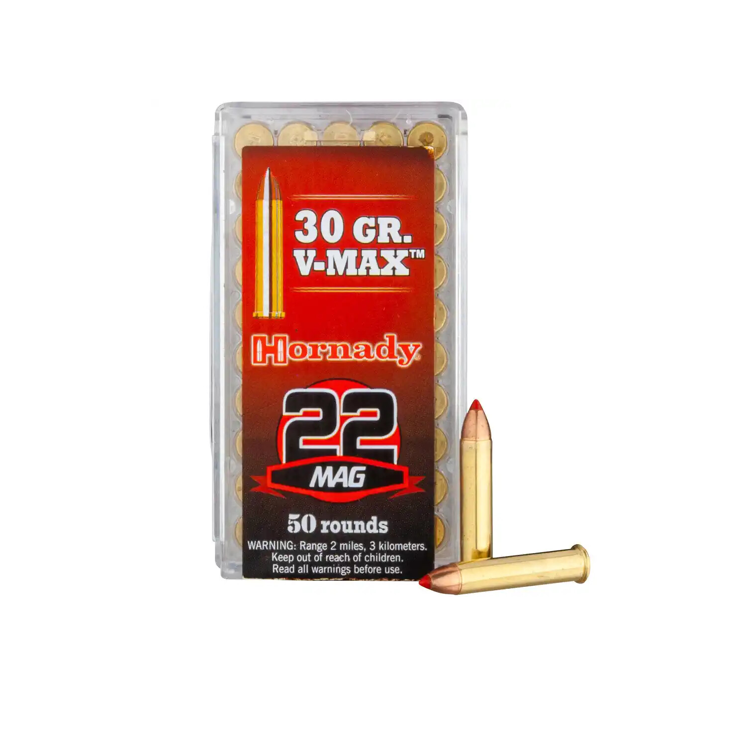 Hornady - 22 Magnum VMax 30 GR