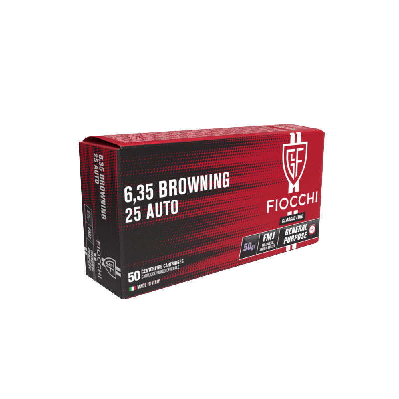 Fiocchi - 6,35 BROWNING FMJ 50 GRS