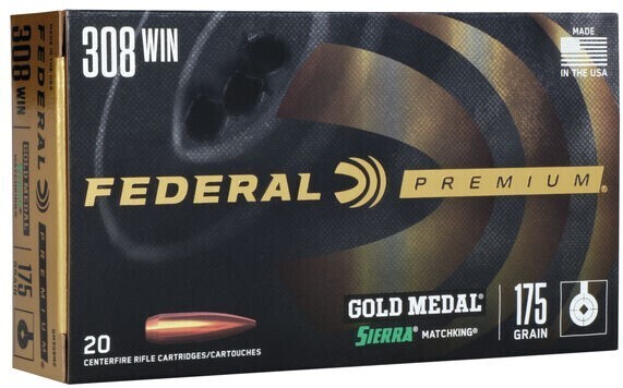 Federal - 308 Win Sierra Match King BTHP 175 GRS