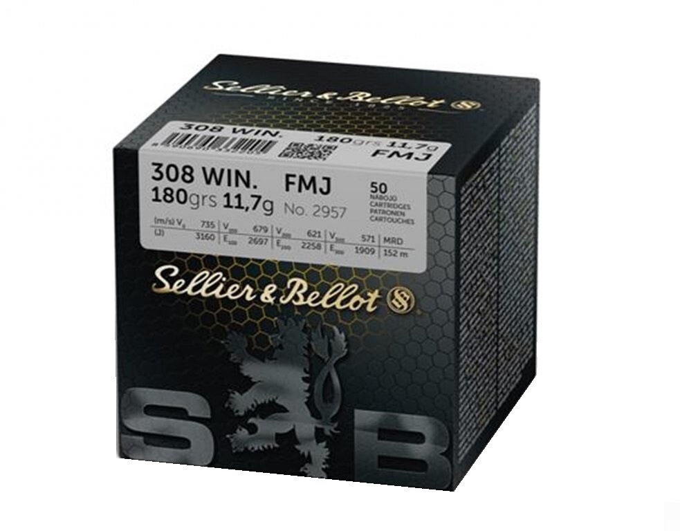 Sellier & Bellot - 308 Win FMJ 180 GRS