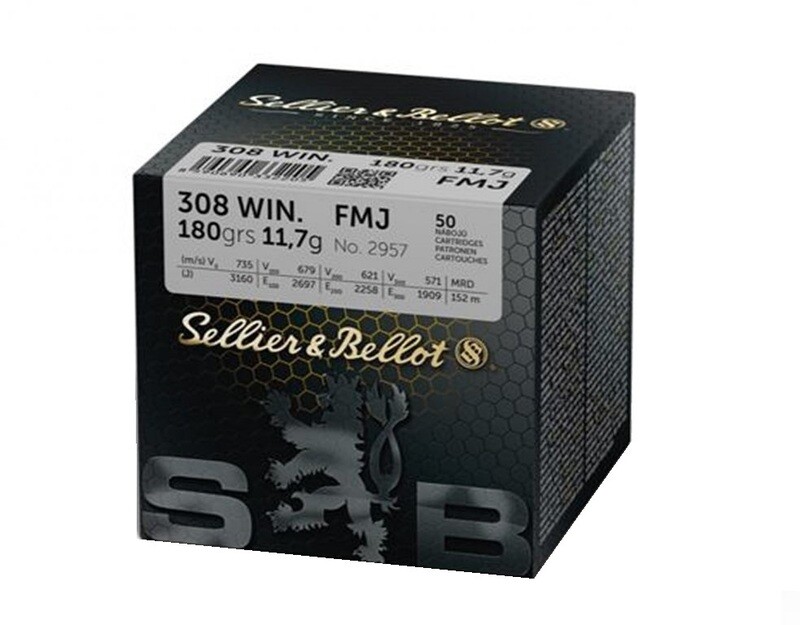 Sellier & Bellot - 308 Win FMJ 180 GRS
