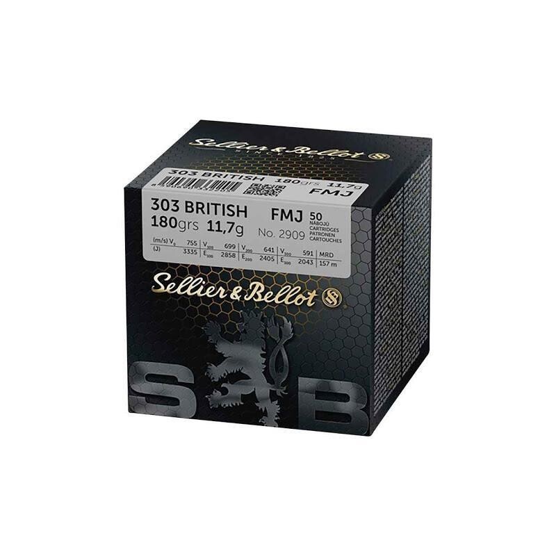 Sellier & Bellot - 303 British FMJ 180 GRS