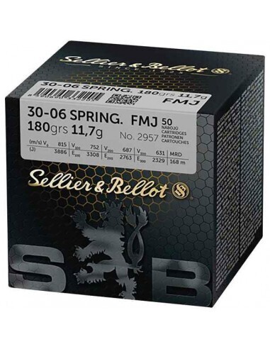 Sellier & Bellot - 30-06 Spring. FMJ 180 GRS