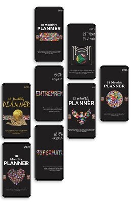 2021-2022 Weekly Monthly PLANNERS