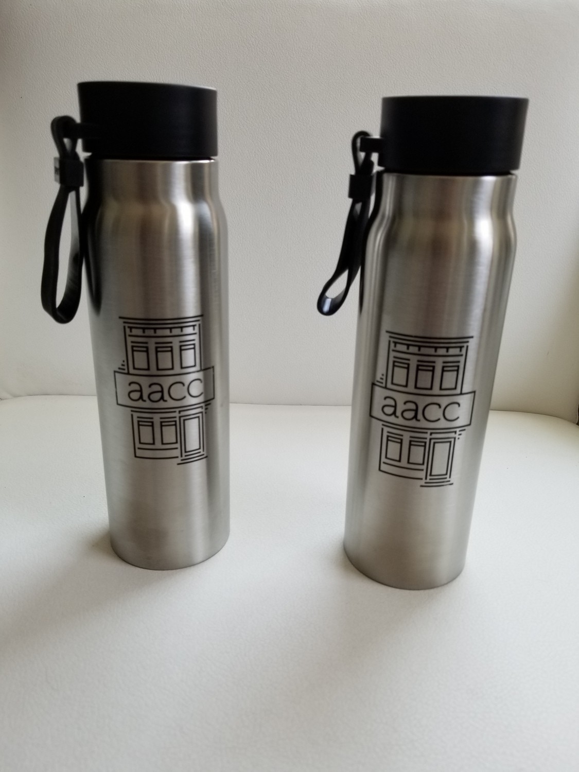 AACC Silver Water Bottle (Two Discount Special!)