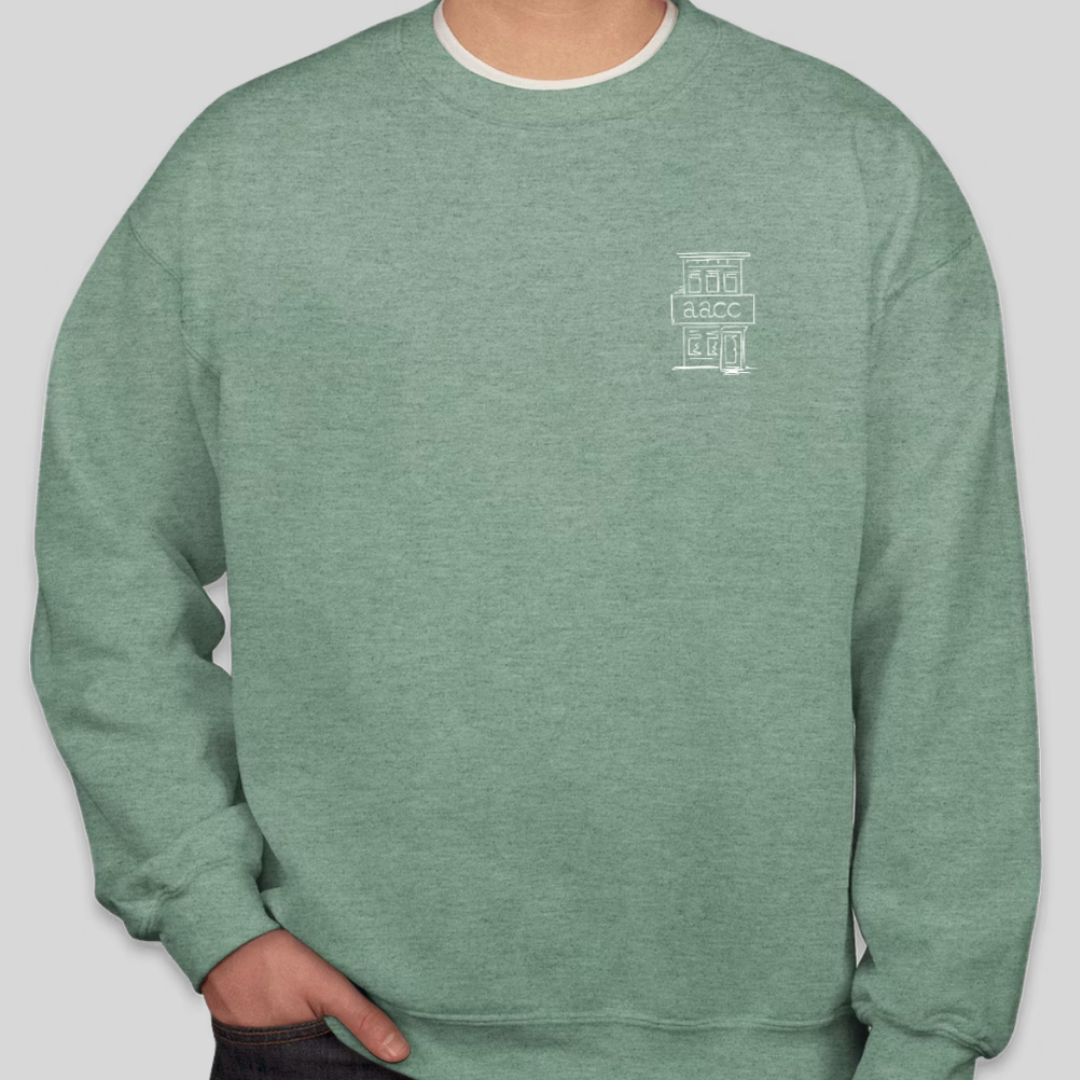 AACC Crewneck Heather Sport Green