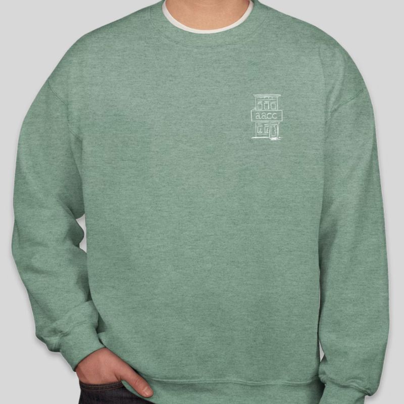 AACC Crewneck Heather Sport Green