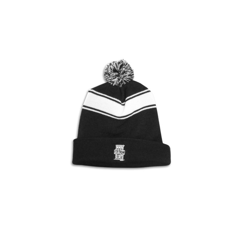 AACC Beanie - Navy/White