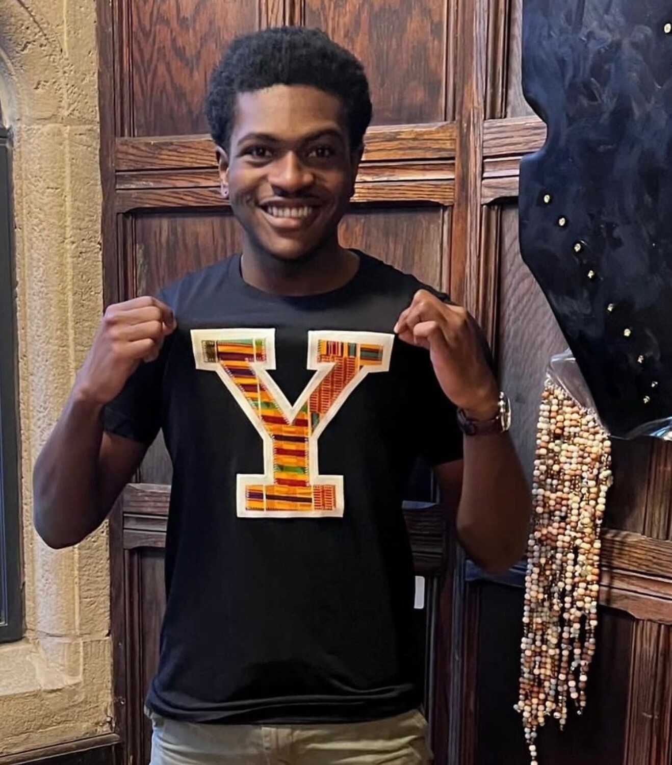 Kente T-Shirt Black XL