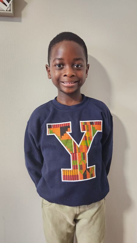 Kente "Y" Navy (Youth)