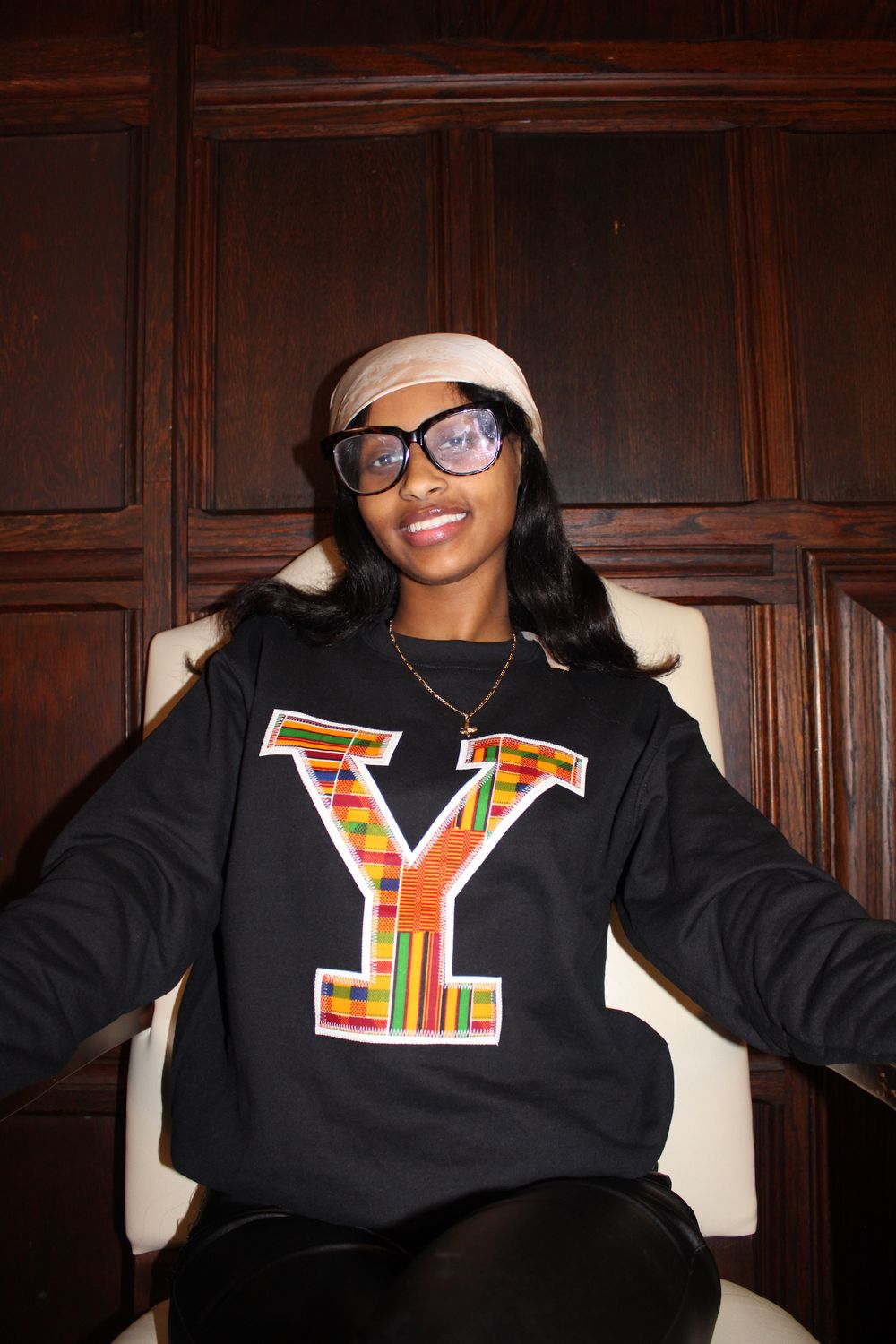 Kente "Y" Black (Adult)